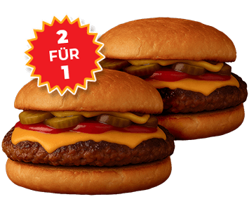 Produktbild 2 für 1 - Cheeseburger