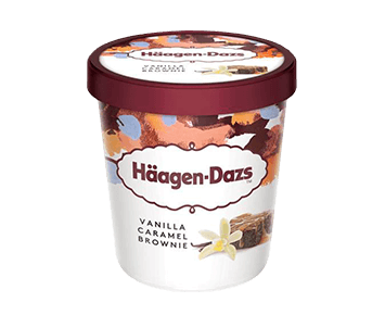 Produktbild Häagen Dazs - Vanille Caramel Brownie   